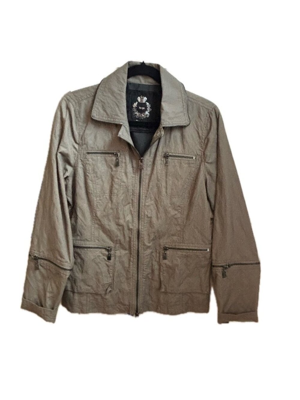 Cino Military Style Jacket Water Restistent Utility Task Jacket Pockets Size L - Picture 12 of 12